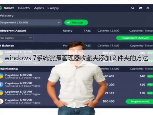 windows 7系统资源管理器收藏夹添加文件夹的方法(图3)