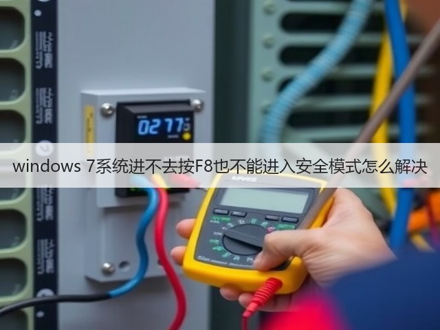 windows 7系统进不去按F8也不能进入安全模式怎么解决(图2)