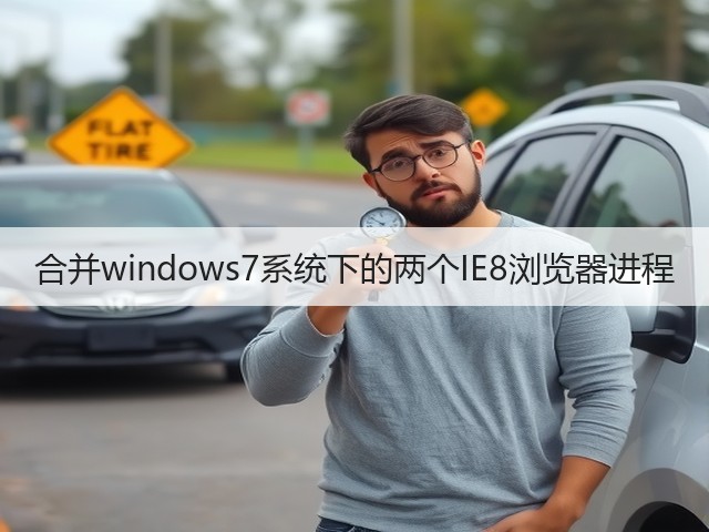 合并windows7系统下的两个IE8浏览器进程(图3)