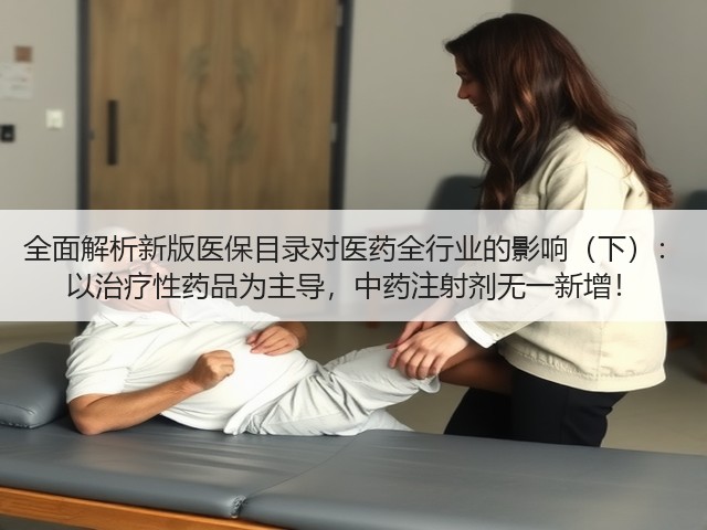 全面解析新版医保目录对医药全行业的影响(下): 以治疗性药品为主导,中药注射剂无一新增!(图2) 全面解析新版医保目录对医药全行业的影响(下): 以治疗性药品为主导,中药注射剂无一新增!(图2)