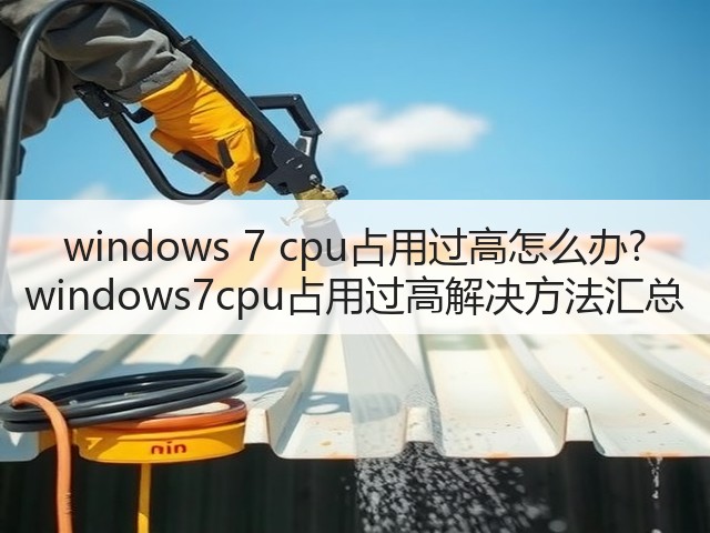 windows 7 cpu占用过高怎么办? windows7cpu占用过高解决方法汇总(图2) windows 7 cpu占用过高怎么办? windows7cpu占用过高解决方法汇总(图2)