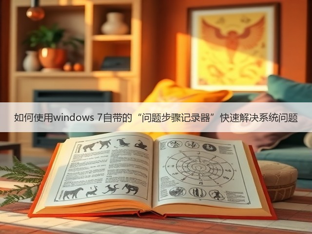如何使用windows 7自带的“问题步骤记录器”快速解决系统问题(图1) 如何使用windows 7自带的“问题步骤记录器”快速解决系统问题(图1)