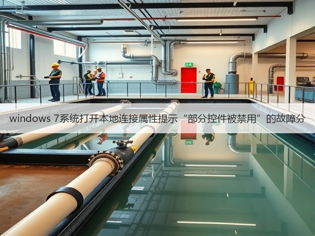windows 7系统打开本地连接属性提示“部分控件被禁用”的故障分(图3) windows 7系统打开本地连接属性提示“部分控件被禁用”的故障分(图3)