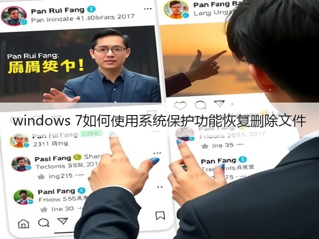 windows 7如何使用系统保护功能恢复删除文件(图3) windows 7如何使用系统保护功能恢复删除文件(图3)