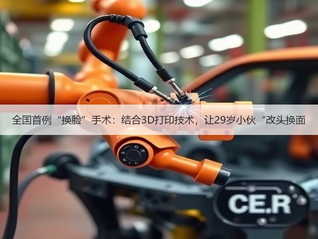 全国首例“换脸”手术:结合3D打印技术,让29岁小伙“改头换面(图2) 全国首例“换脸”手术:结合3D打印技术,让29岁小伙“改头换面(图2)