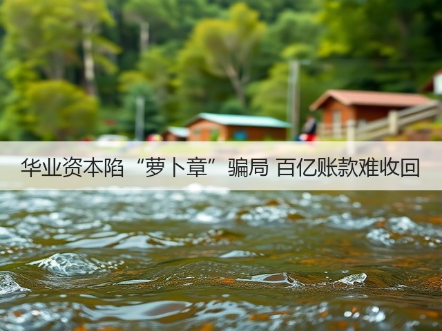 华业资本陷“萝卜章”骗局 百亿账款难收回(图2) 华业资本陷“萝卜章”骗局 百亿账款难收回(图2)