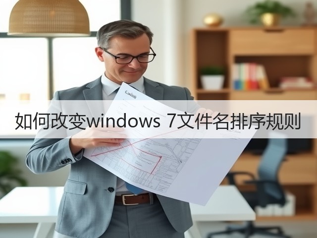 如何改变windows 7文件名排序规则(图3) 如何改变windows 7文件名排序规则(图3)
