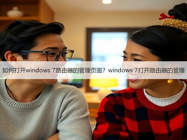 如何打开windows 7路由器的管理页面？windows 7打开路由器的管理(图2)