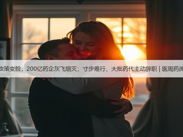 政策变脸，200亿药企灰飞烟灭；寸步难行，大批药代主动辞职 | 医周药闻(图2)