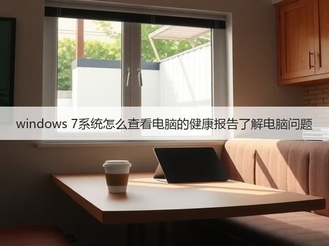 windows 7系统怎么查看电脑的健康报告了解电脑问题(图1)