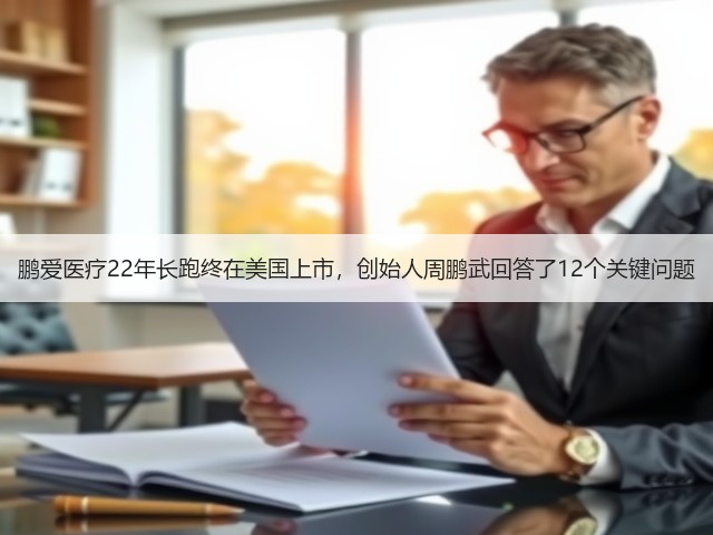 鹏爱医疗22年长跑终在美国上市,创始人周鹏武回答了12个关键问题(图2) 鹏爱医疗22年长跑终在美国上市,创始人周鹏武回答了12个关键问题(图2)