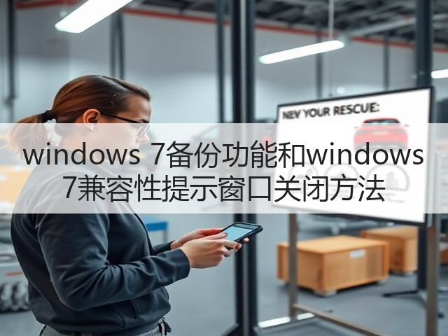 windows 7备份功能和windows 7兼容性提示窗口关闭方法(图3) windows 7备份功能和windows 7兼容性提示窗口关闭方法(图3)