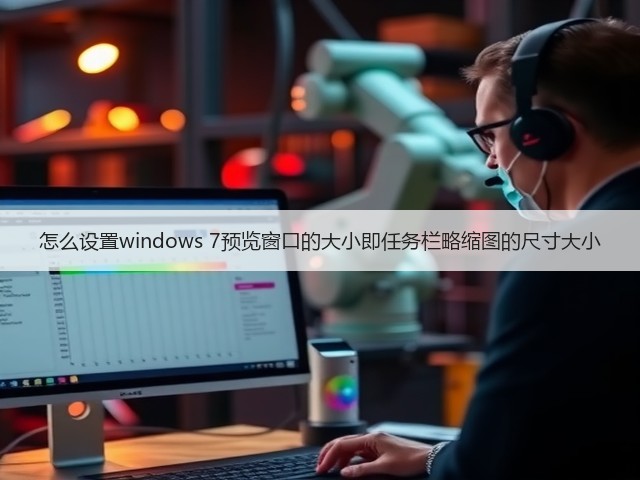 怎么设置windows 7预览窗口的大小即任务栏略缩图的尺寸大小(图3) 怎么设置windows 7预览窗口的大小即任务栏略缩图的尺寸大小(图3)