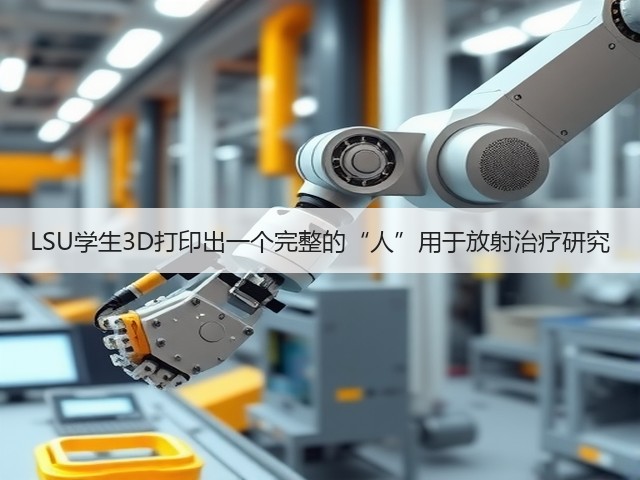 LSU学生3D打印出一个完整的“人”用于放射治疗研究(图3) LSU学生3D打印出一个完整的“人”用于放射治疗研究(图3)