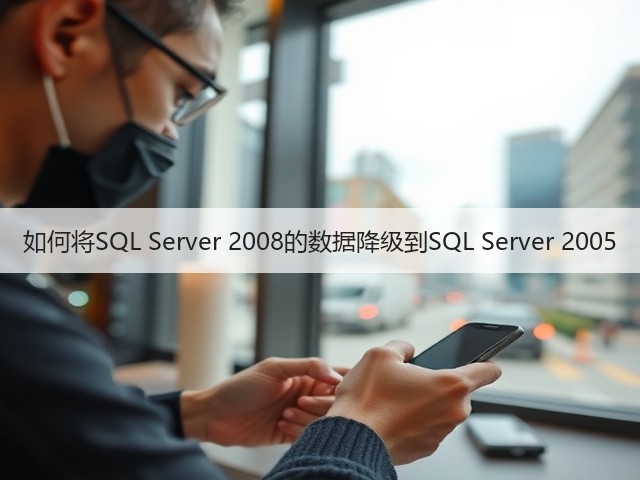 如何将SQL Server 2008的数据降级到SQL Server 2005(图1)