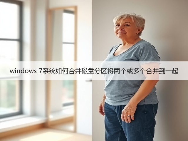 windows 7系统如何合并磁盘分区将两个或多个合并到一起(图1)