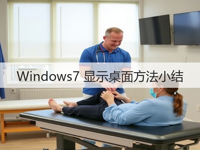 Windows7 显示桌面方法小结(图1)