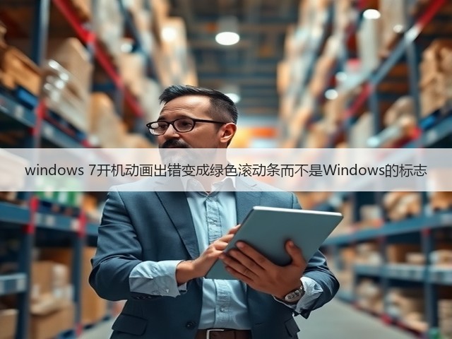 windows 7开机动画出错变成绿色滚动条而不是Windows的标志(图2) windows 7开机动画出错变成绿色滚动条而不是Windows的标志(图2)