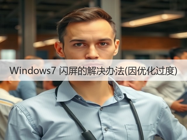 Windows7 闪屏的解决办法(因优化过度)(图1)