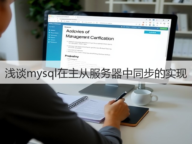 浅谈mysql在主从服务器中同步的实现(图1) 浅谈mysql在主从服务器中同步的实现(图1)