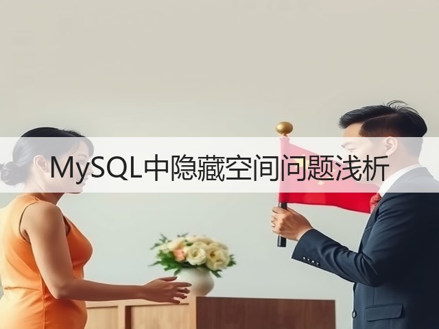 MySQL中隐藏空间问题浅析(图3) MySQL中隐藏空间问题浅析(图3)
