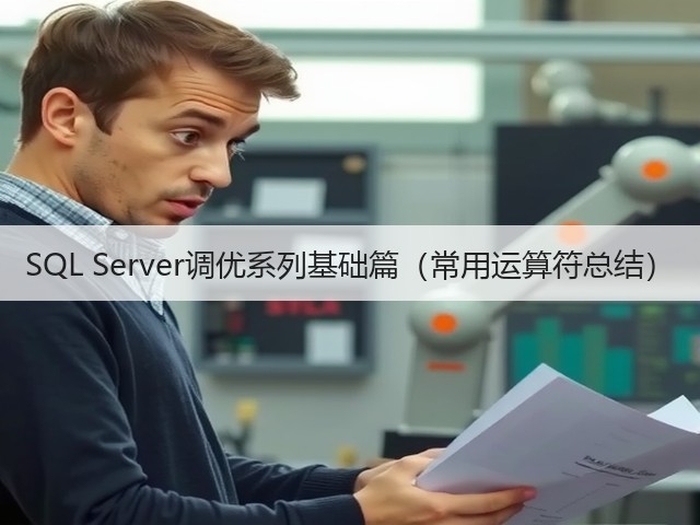 SQL Server调优系列基础篇（常用运算符总结）(图2)