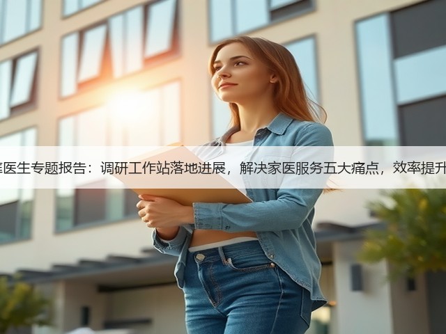 智慧家庭医生专题报告:调研工作站落地进展,解决家医服务五大痛点,效率提升5~10倍(图3) 智慧家庭医生专题报告:调研工作站落地进展,解决家医服务五大痛点,效率提升5~10倍(图3)