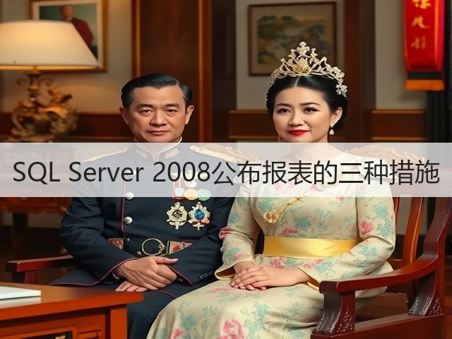 SQL Server 2008公布报表的三种措施(图2)