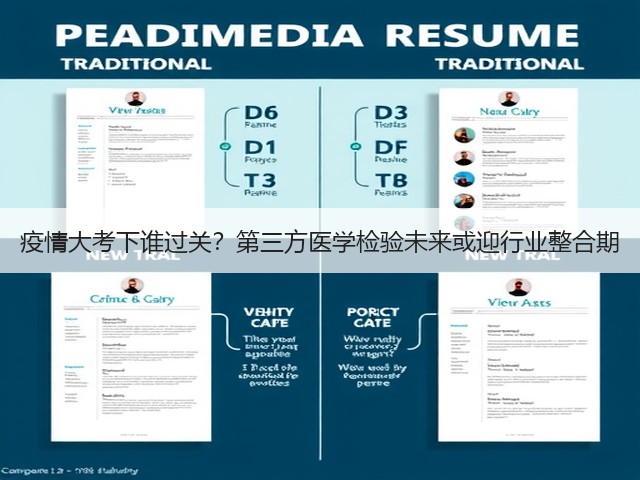 疫情大考下谁过关?第三方医学检验未来或迎行业整合期(图3) 疫情大考下谁过关?第三方医学检验未来或迎行业整合期(图3)