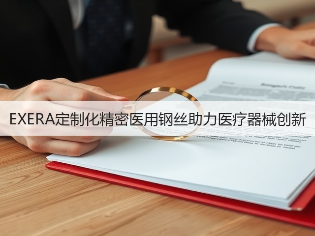 EXERA定制化精密医用钢丝助力医疗器械创新(图3) EXERA定制化精密医用钢丝助力医疗器械创新(图3)