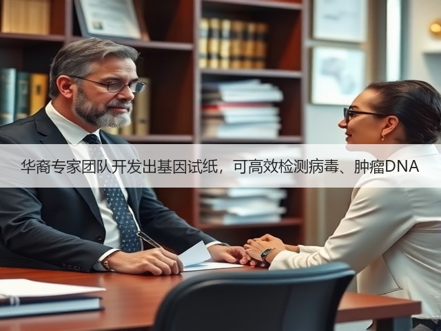 华裔专家团队开发出基因试纸，可高效检测病毒、肿瘤DNA(图2)