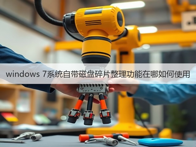 windows 7系统自带磁盘碎片整理功能在哪如何使用(图2) windows 7系统自带磁盘碎片整理功能在哪如何使用(图2)