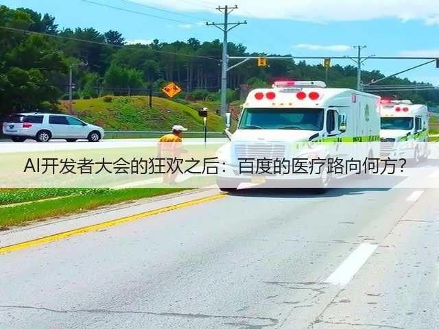 AI开发者大会的狂欢之后:百度的医疗路向何方?(图2) AI开发者大会的狂欢之后:百度的医疗路向何方?(图2)