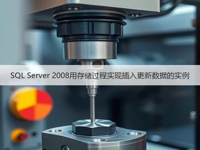 SQL Server 2008用存储过程实现插入更新数据的实例(图1) SQL Server 2008用存储过程实现插入更新数据的实例(图1)