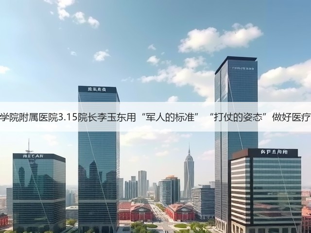 黄河科技学院附属医院3.15院长李玉东用“军人的标准”“打仗的姿态”做好医疗服务准备(图2)