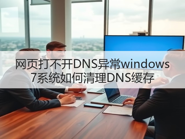 网页打不开DNS异常windows 7系统如何清理DNS缓存(图3) 网页打不开DNS异常windows 7系统如何清理DNS缓存(图3)