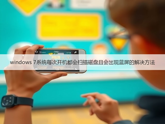 windows 7系统每次开机都会扫描磁盘且会出现蓝屏的解决方法(图2)
