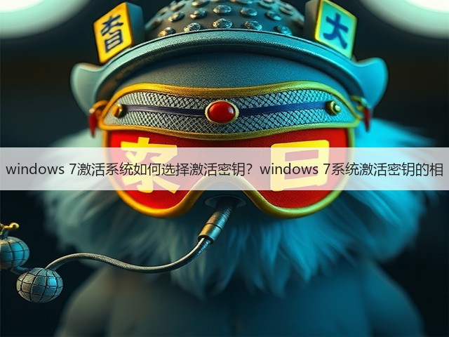 windows 7激活系统如何选择激活密钥?windows 7系统激活密钥的相(图3) windows 7激活系统如何选择激活密钥?windows 7系统激活密钥的相(图3)