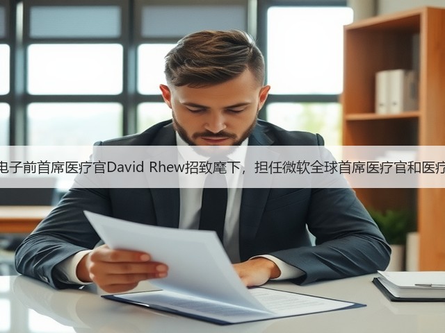 微软将三星电子前首席医疗官David Rhew招致麾下,担任微软全球首席医疗官和医疗保健副总裁(图2) 微软将三星电子前首席医疗官David Rhew招致麾下,担任微软全球首席医疗官和医疗保健副总裁(图2)