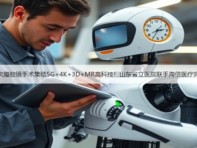 一次腹腔镜手术集结5G+4K+3D+MR高科技!山东省立医院联手海信医疗完成(图3) 一次腹腔镜手术集结5G+4K+3D+MR高科技!山东省立医院联手海信医疗完成(图3)