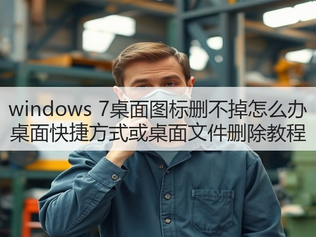 windows 7桌面图标删不掉怎么办 桌面快捷方式或桌面文件删除教程(图1) windows 7桌面图标删不掉怎么办 桌面快捷方式或桌面文件删除教程(图1)