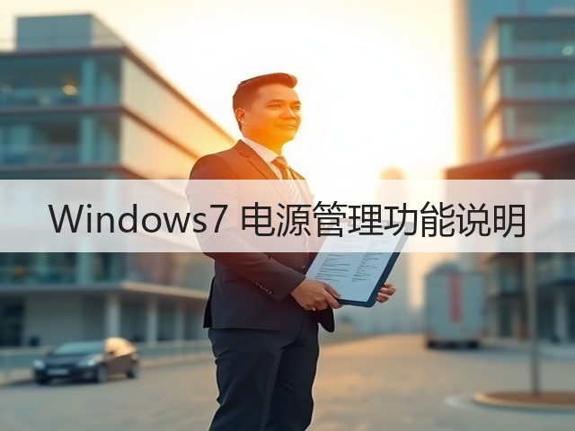 Windows7 电源管理功能说明(图3) Windows7 电源管理功能说明(图3)