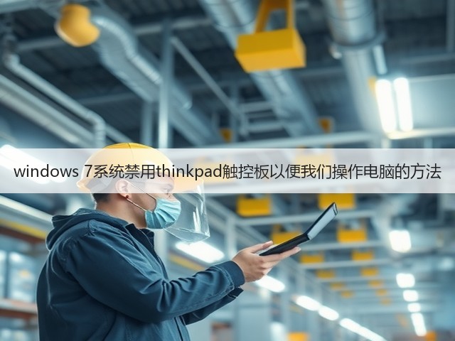 windows 7系统禁用thinkpad触控板以便我们操作电脑的方法(图2) windows 7系统禁用thinkpad触控板以便我们操作电脑的方法(图2)