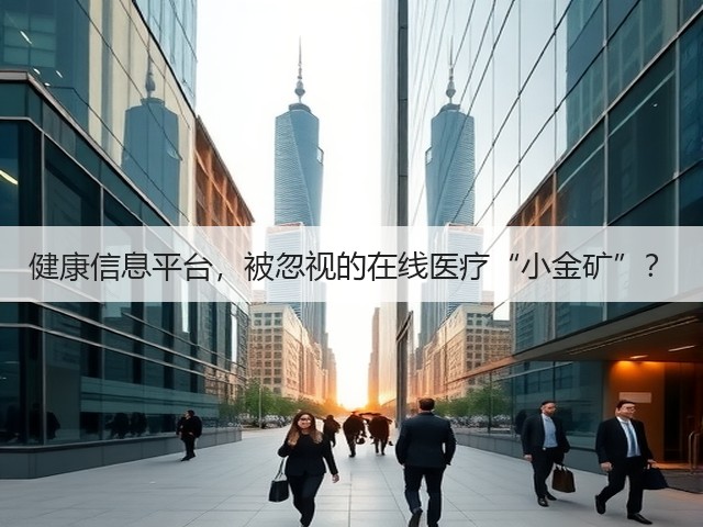 健康信息平台,被忽视的在线医疗“小金矿”?(图1) 健康信息平台,被忽视的在线医疗“小金矿”?(图1)