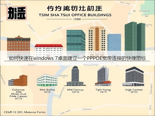 如何快速在windows 7桌面建立一个PPPOE宽带连接的快捷图标(图1) 如何快速在windows 7桌面建立一个PPPOE宽带连接的快捷图标(图1)