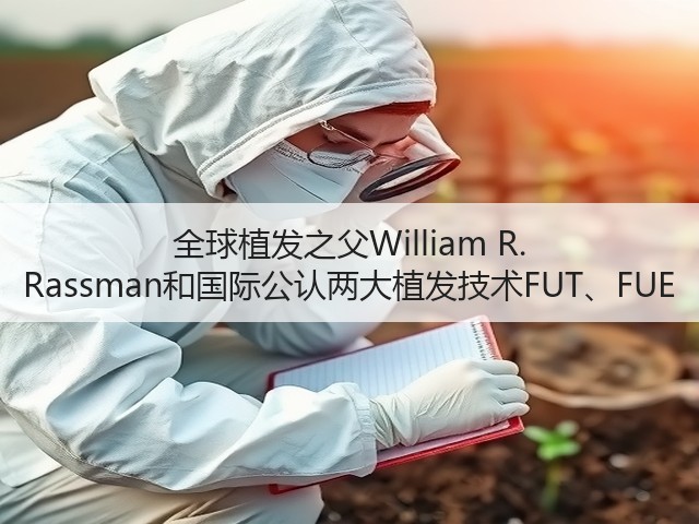 全球植发之父William R. Rassman和国际公认两大植发技术FUT、FUE(图3) 全球植发之父William R. Rassman和国际公认两大植发技术FUT、FUE(图3)
