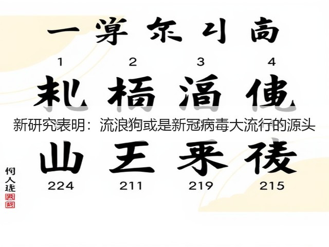 新研究表明:流浪狗或是新冠病毒大流行的源头(图1) 新研究表明:流浪狗或是新冠病毒大流行的源头(图1)