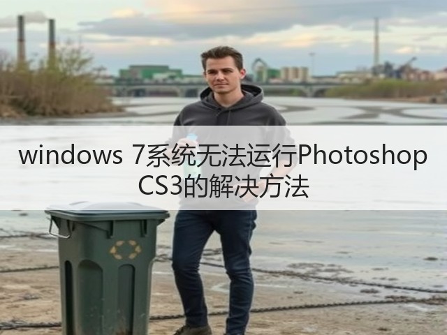 windows 7系统无法运行Photoshop CS3的解决方法(图1)