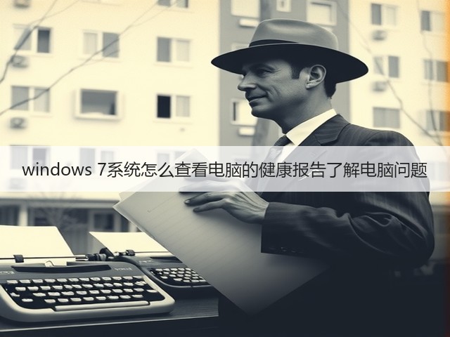 windows 7系统怎么查看电脑的健康报告了解电脑问题(图3)