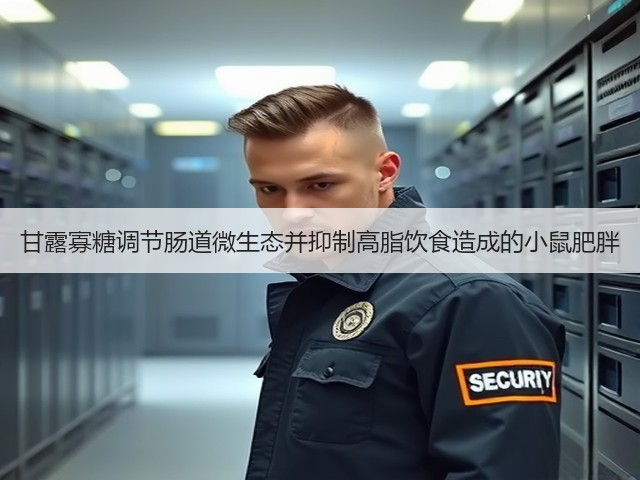甘露寡糖调节肠道微生态并抑制高脂饮食造成的小鼠肥胖(图2) 甘露寡糖调节肠道微生态并抑制高脂饮食造成的小鼠肥胖(图2)